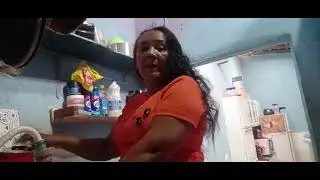 Mostrando meu dia a dia preparando o almoço 