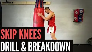 HOW TO DO SKIP KNEES ON THE HEAVY BAG FOR MUAY THAI