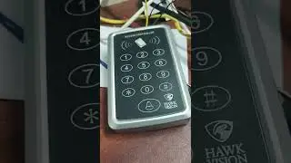 HV-SR 602 RFID Access Control How to Add Card gate open time change and how to set password