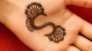 S Letter Tattoo Mehndi Design | S Naam Mehndi Design | Stylish Tattoo Mehndi Designs
