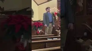 O Holy Night sang by James Renton w/ organist Jared Cook - Trinity Episcopal, Grand Ledge, MI