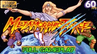 Metamorphic Force | Arcade Game (Konami) | Japan Version | Full Walkthrough Gameplay (1080p 60fps)