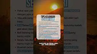 Tips keuangan sehari-hari #motivasi #motivation #keuangan #money #uang #mindset #finance  #shorts