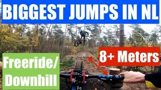 VLOG BIGGEST Freeride jumps in NL! Crazy downhill day Holten Hellendoorn trails!