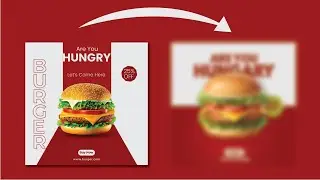 Redesign Fast Food Social Media post | Photoshop Tutorial | Abdul Mateen Gulzar
