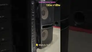 sony Best stereo hifi 180+180 watts #speaker #stereo #sony #shorts #trending #viralvideo