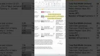 Drapery Yardage Calculator