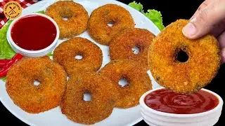 Crispy Potato Dounuts  Recipe | Ramzan Special Recipe | Potato Snacks | Aloo Donuts Recipe