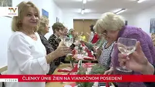 Členky Únie žien na vianočnom posedení