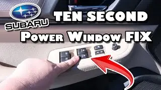 Отремонтируйте стеклоподъемник за ДЕСЯТЬ секунд &mdash; Subaru Outback