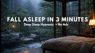 FALL INTO SLEEP INSTANTLY - Deep Sleep Hypnosis + Rain Sounds for Stress Relief & Anxiety