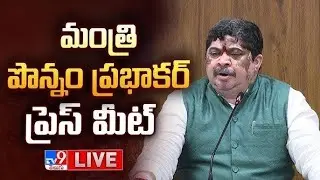 Minister Ponnam Prabhakar Press Meet Live - TV9