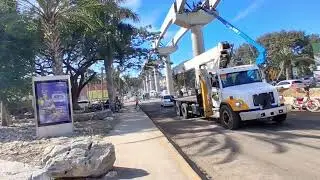 12 de enero de 2026 Actualización del monorriel de Santiago en la Avenida Circunvalación.