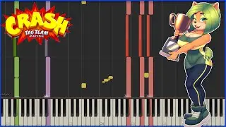 Evilocity - Crash Tag Team Racing [Piano Tutorial] Synthesia MIDI CTTR クラッシュ・バンディクー がっちゃんこワールド  ピアノ