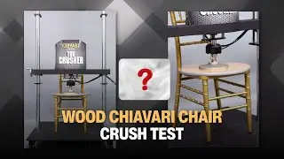 Wood Chiavari Chair Crush Test