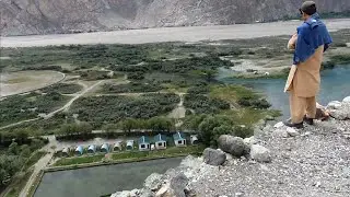 skardu | Ghanche | khaplu | kharmang|| Day 5 part 1 | Kharfaq waterfall | saling old mosque & pools