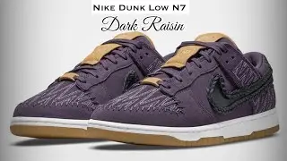 DARK RAISIN 2021 Nike Dunk Low N7 DETAILED LOOK