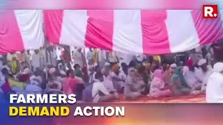 Haryana: Farmers Protest In Karnal, Demand Action Against SDM Who Ordered Lathi-charge On Protesters