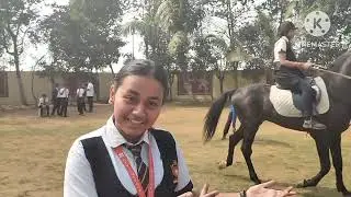Girls' Horse Riding Class at Dev International School Kusunpur Jajpur