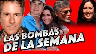 ¡Bombas de la Semana! Luz María Zetina encuentra el amor / Fernando Carrillo pierde el control