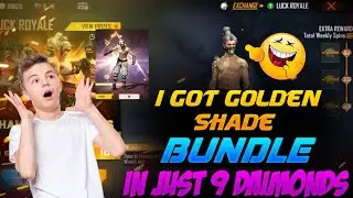 I GOT GOLDEN SHADE BUNDLE | NEW EVENTS FREEFIRE