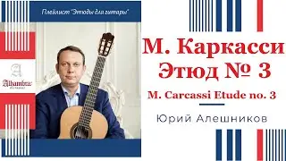 М. Каркасси Этюд №3. Юрий Алешников