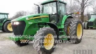 Online Auction Preview: December 10, 2010 Ironplanet.com