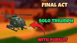 Final Act Solo Triumph with PURSUIT! | Roblox Tower Defence Simulator