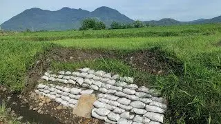 PENAHAN TANAH SEDERHANA || KARUNG DIISI PASIR AGAR TIDAK LONGSOR