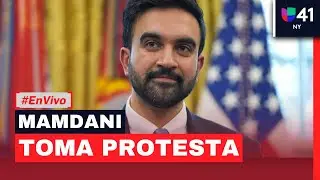 #EnVivo Zohran Mamdani asume como Alcalde de la Ciudad de Nueva York el primer minuto del 2026