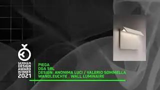 Piega receives the German Design Award 2021