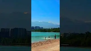 можно ли купаться в Сайране в Алматы? #walkingtour #travel #nature #summer #lake