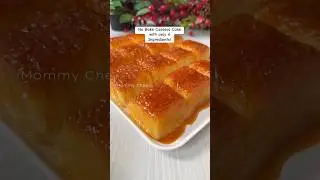 NO BAKE CASSAVA CAKE With only 4 Ingredients! #easyrecipe #ytshorts #cassavacake