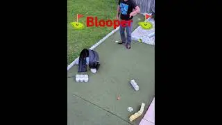 #blooper golf ⛳ putting trick #loop jumpbank  mojo spin #Short