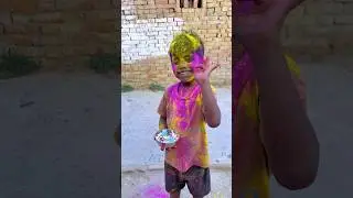 Wait for end 🤣happy Holi 😄#shorts