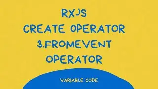 Rxjs ,fromEvent Operator