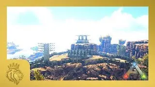 Scorched Island FULL BASE Design | Step By Step | ARK: Survival Evolved