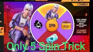 I got rare Violet Parkour bundle .. only just 5 spin.. Only 1 trick to get rare bundle...