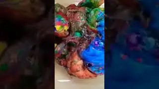 ASMR: SOUNDS OF SLIME #2 #asmr #relaxing #shorts #trending #subscribe