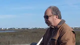 Sharing stories at plaque dedication for the Chandlers Morse Park Murells Inlet SC