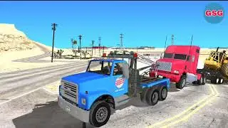 Rescue Truck Trailer to Transport heavy scraper