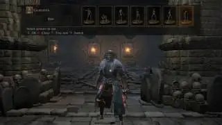 Dark Souls 3 Tyrael Cosplay (Diablo III). Pure Faith. Low Level PVP (lvl 45). Catacombs of Carthus.