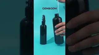 250ml，500ml black pet trigger spray bottle in stock for packaging