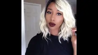 Messy Blonde Bob | MLC175 Wig Review