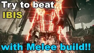 I tried to beat IBIS boss fight with Lance Laser, Pile Bunker melee build | Armored Core 6