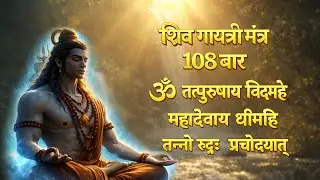 शिव गायत्री मंत्र 108 बार | Shiv Gayatri Mantra 108 Times | ॐ तत्पुरुषाय विद्महे