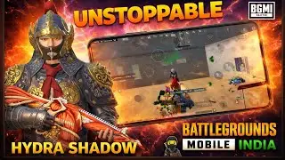 UNSTOPPABLE | HYDRA SHADOW 🥷 | BGMI Crazy Gameplay & Power Play!