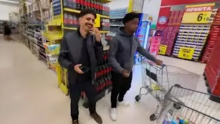 BISTECONE E GABRIEL FAZENDO COMPRAS NO SUPERMERCADO