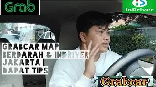 Grabcar & INDRIVER Jakarta | Map Grab Merah Tapi sepi!!