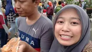 Vlog #2 Jalan-jalan pagi di CFD Benteng Pancasila Kota Mojokerto || Gagal diet - Channel Fefe
